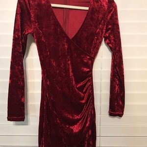 Cute burgundy dress